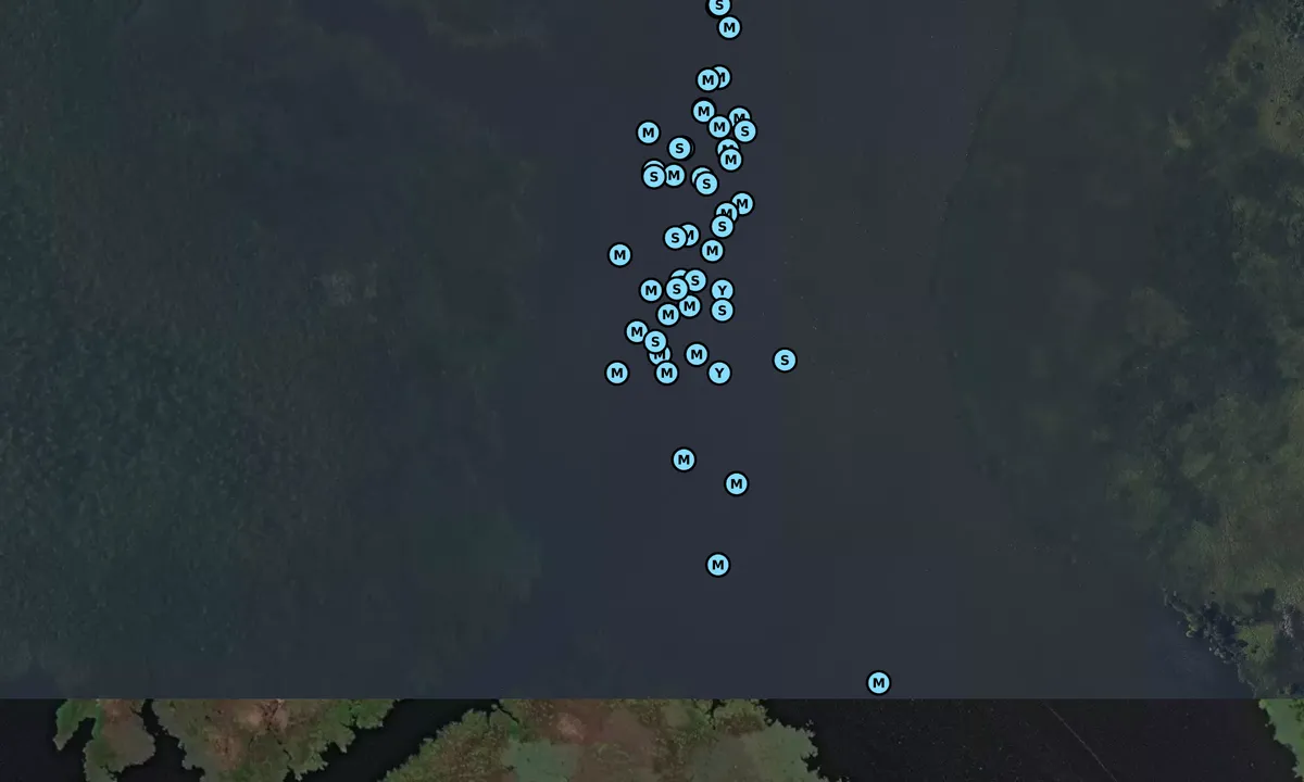 Satelite image of N of Pungo 