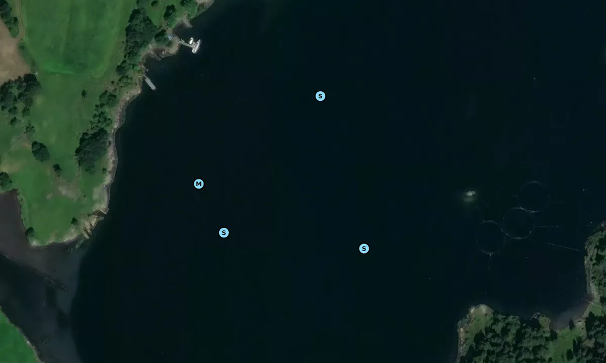 Satelite image of Nådesundet