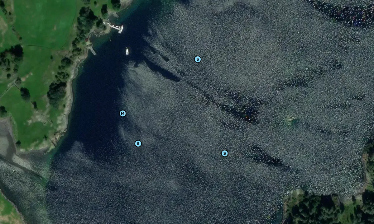 Satelite image of Nådesundet