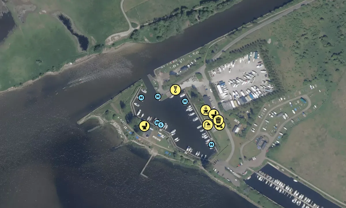 Satelite image of Næstved Kanalhavn