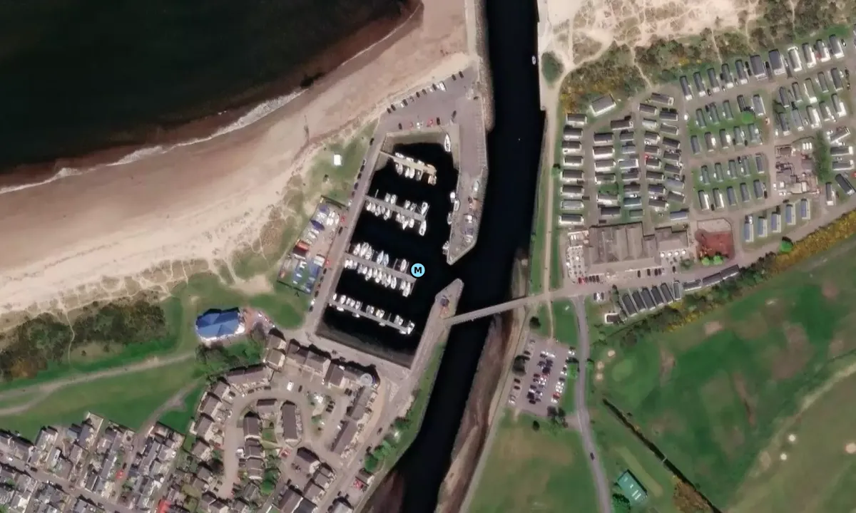 Satelite image of Nairn Marina