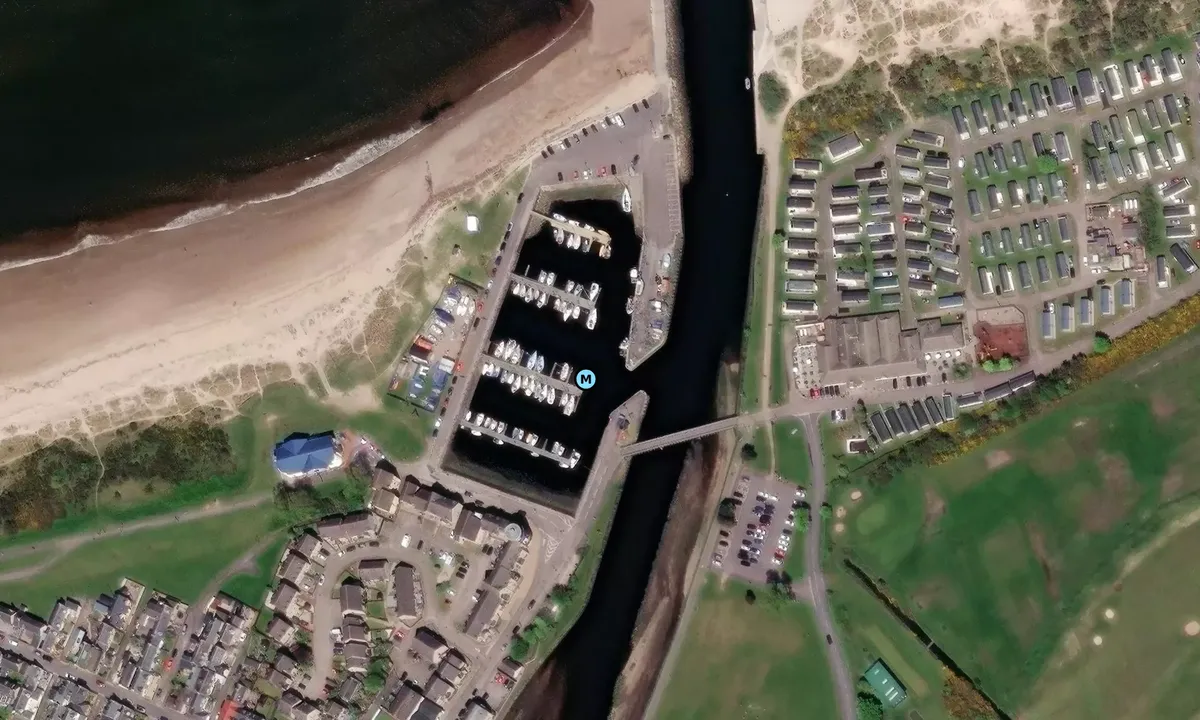 Satelite image of Nairn Marina