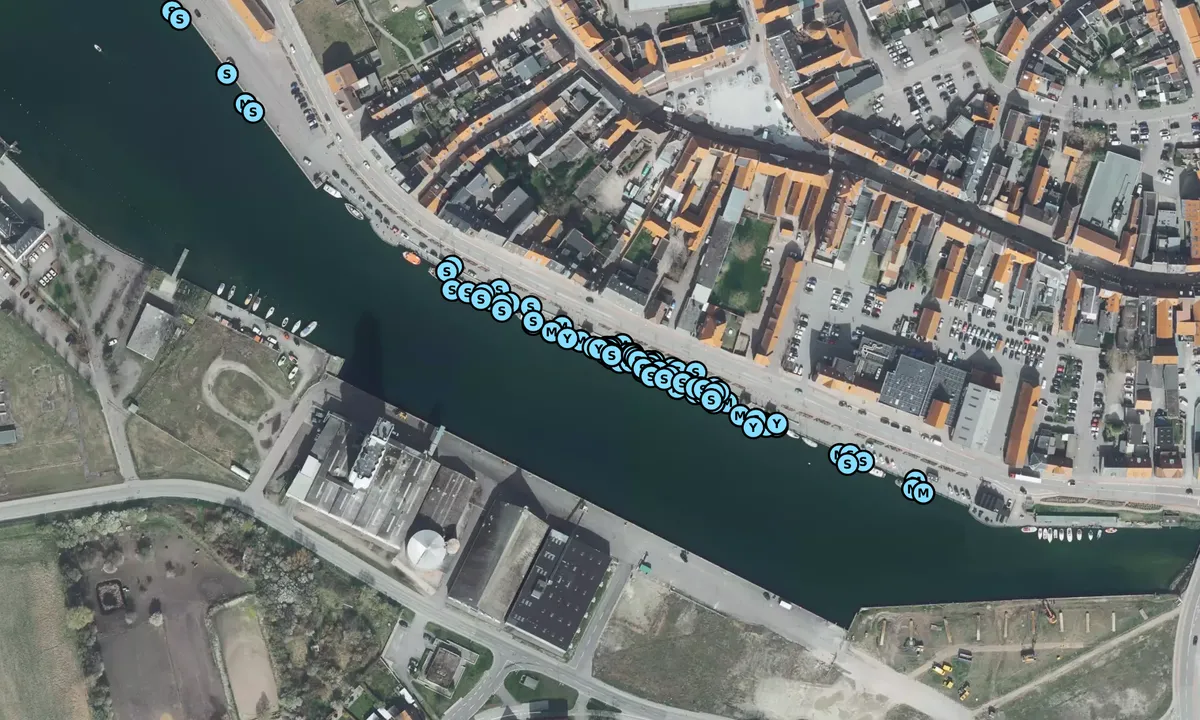 Satelite image of Nakskov Havn