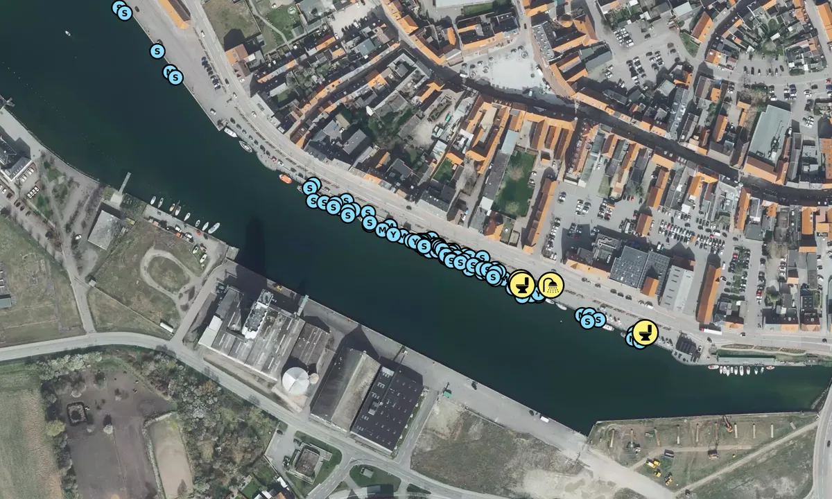 Satelite image of Nakskov Havn