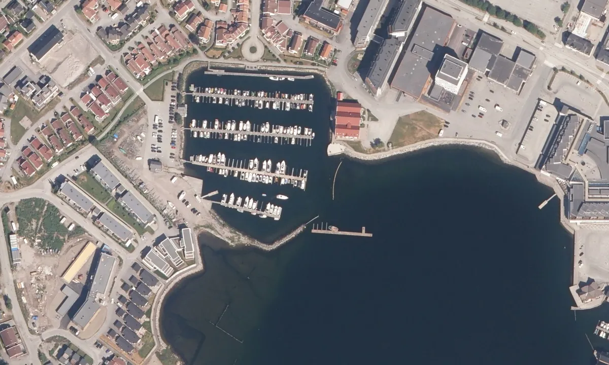 Flyfoto av Namsos Båtforening 