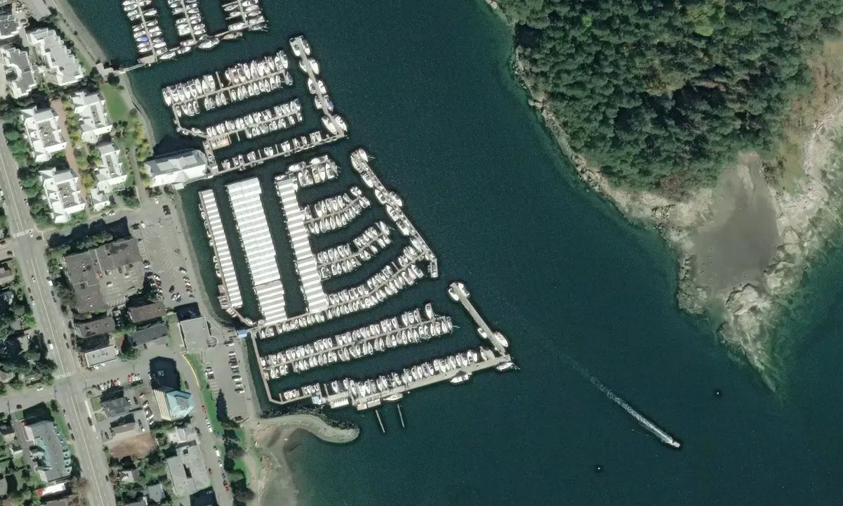 Flyfoto av Nanaimo Yacht Club - British Columbia
