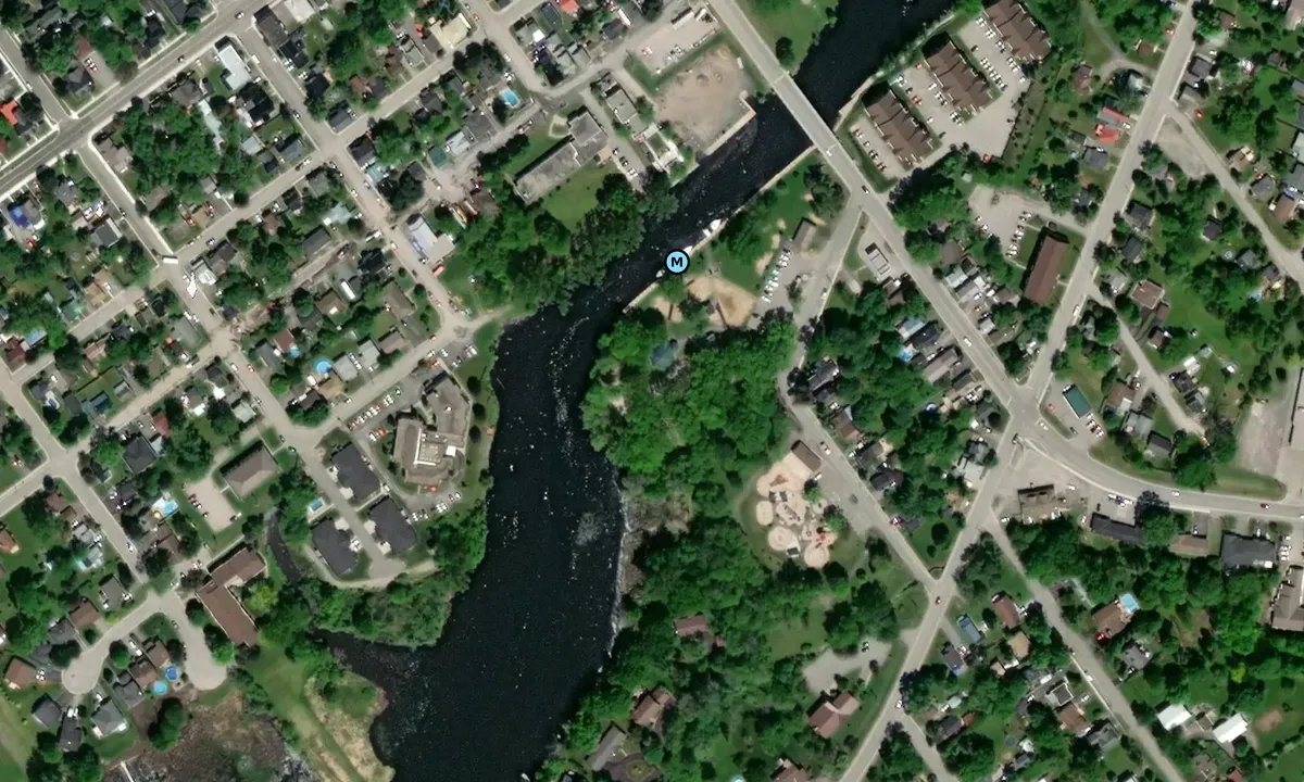 Satelite image of Napanee Town Dock