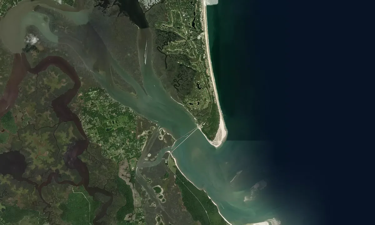 Flyfoto av Nassau Sound