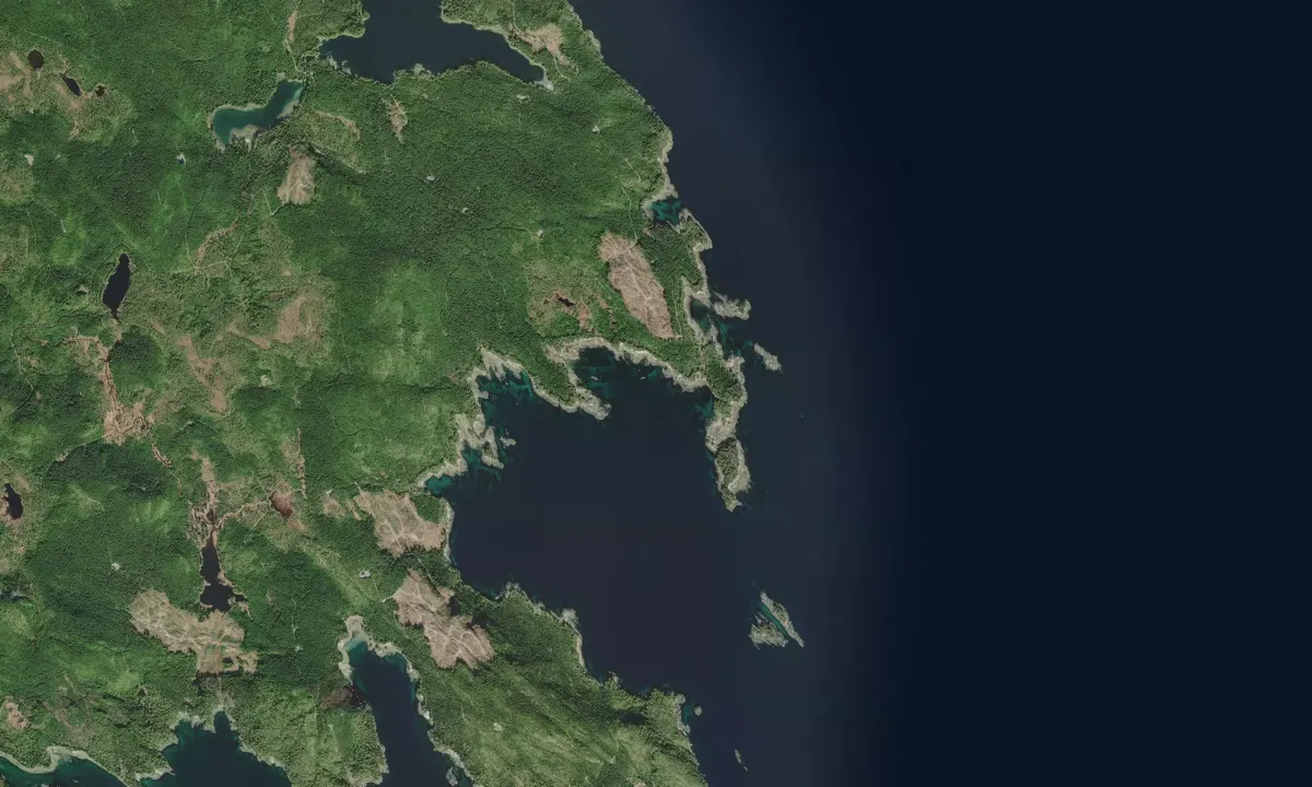 Flyfoto av Natoma Bay
