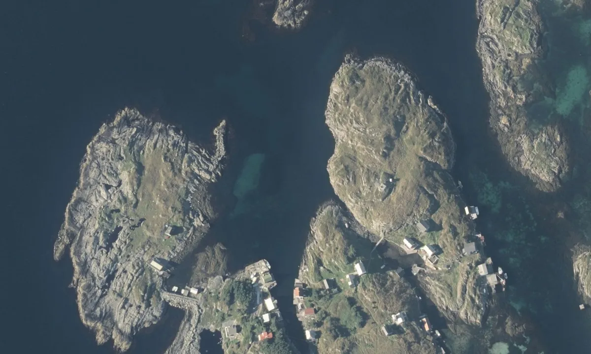 Flyfoto av Nautøyna