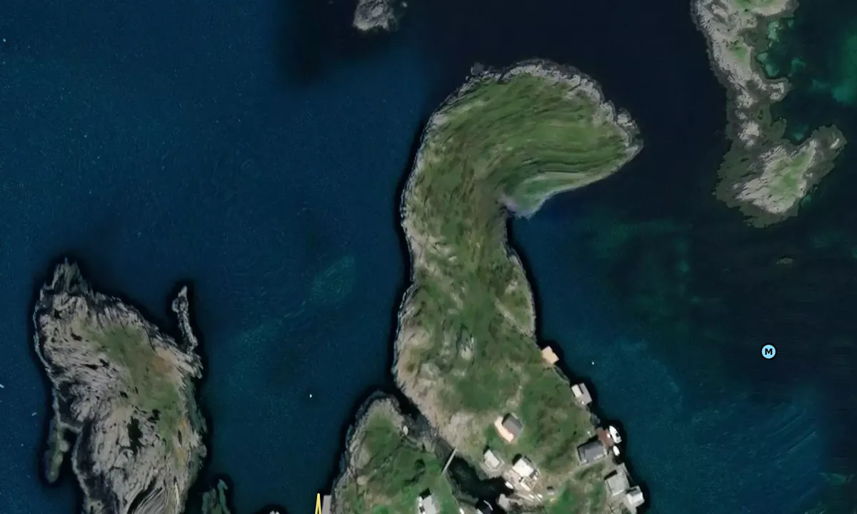 Flyfoto av Nautøyna