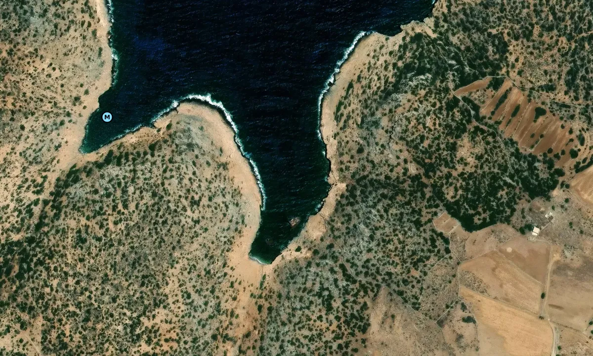 Satelite image of Navagio Olympia
