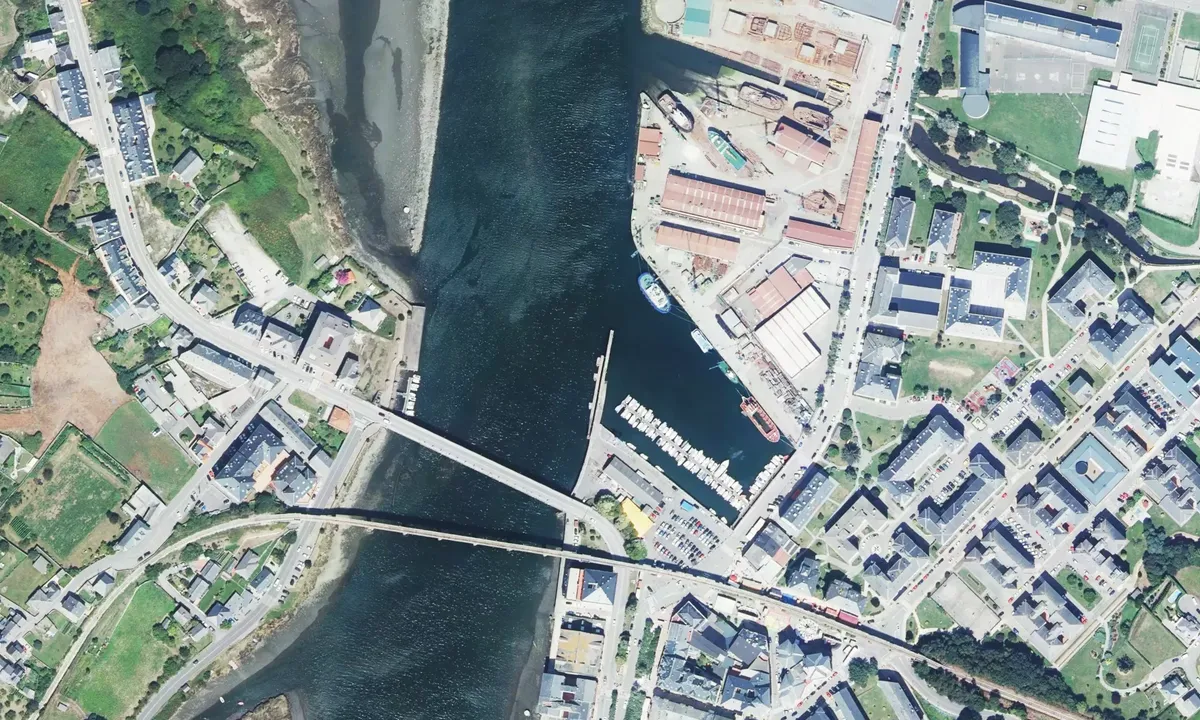 Satelite image of Navia