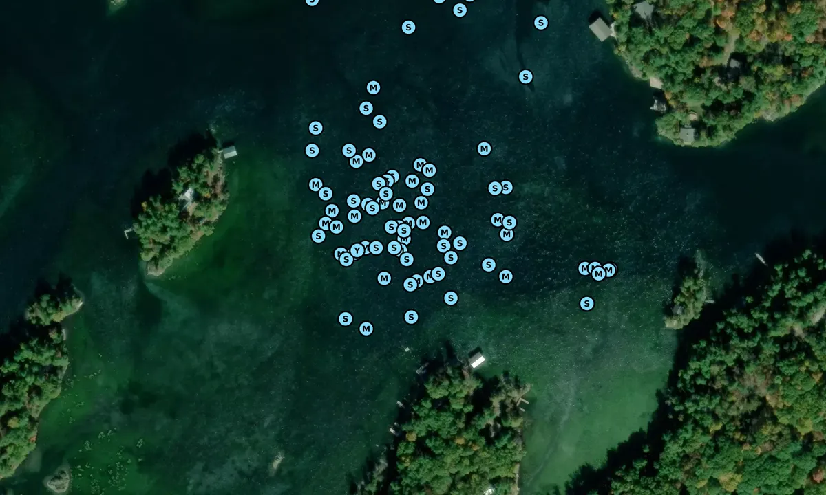 Satelite image of Navy Islands - Downie Island