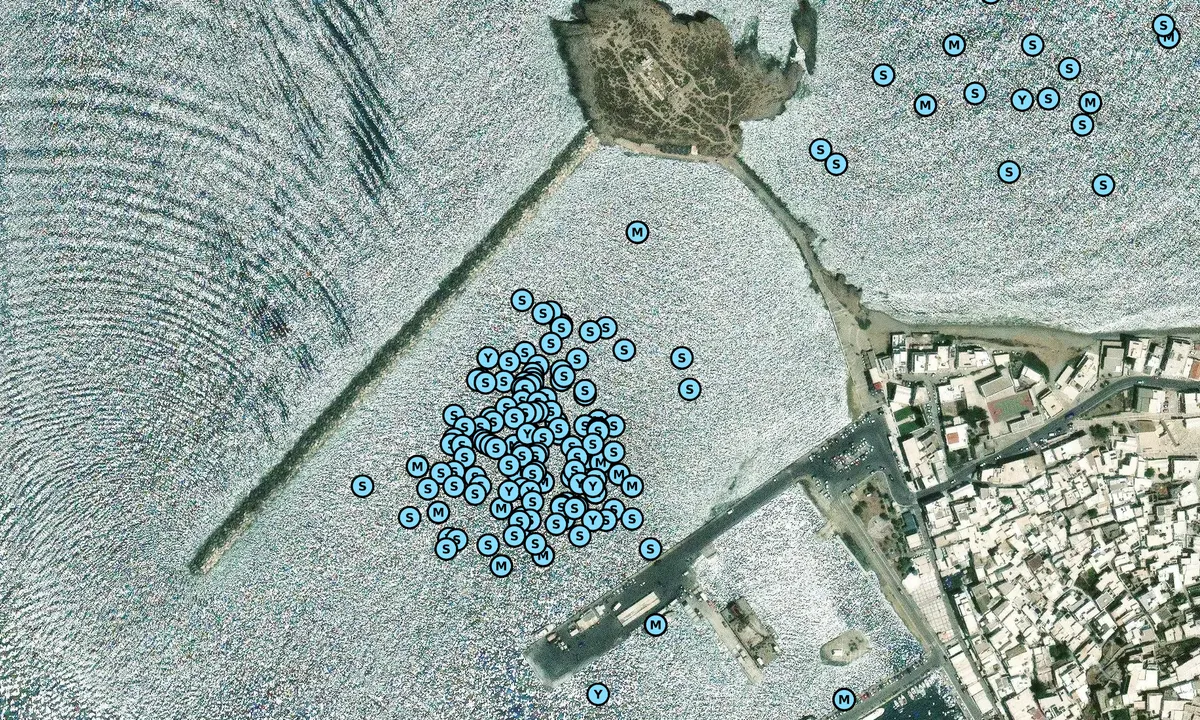 Satelite image of Naxos