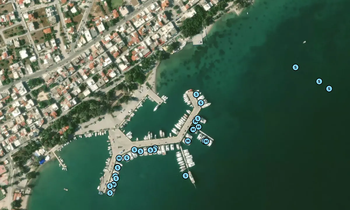Satelite image of Nea peramos