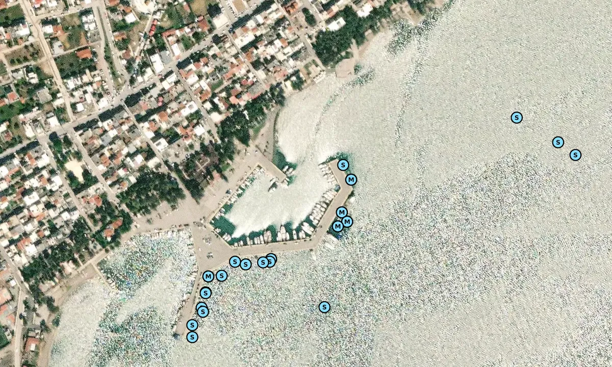Satelite image of Nea peramos