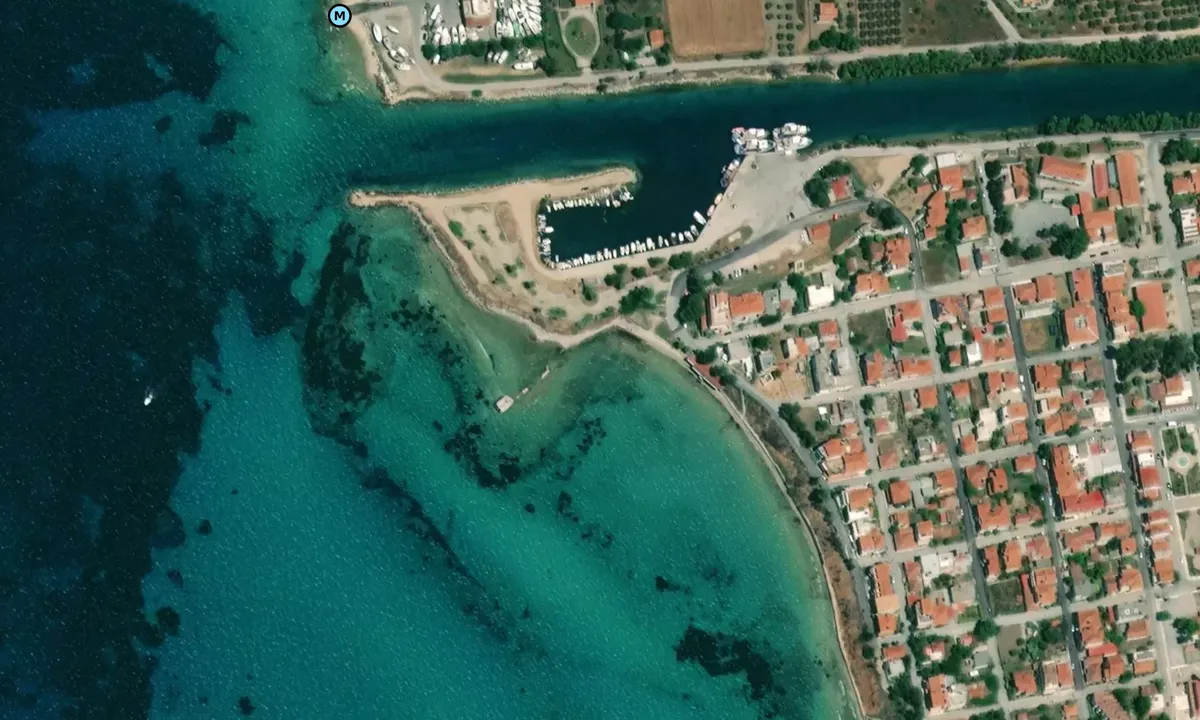 Satelite image of Nea Potidaia West