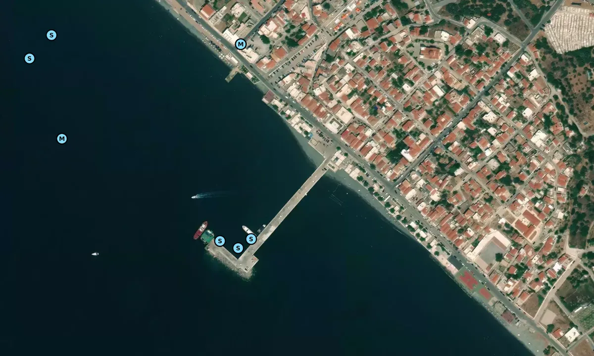 Satelite image of Neapoli Port