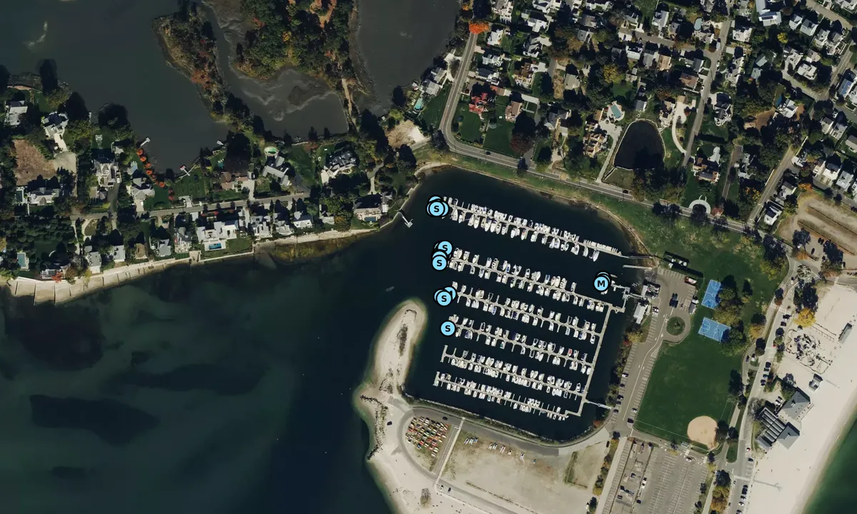 Satelite image of Ned Dimes Marina - Westport