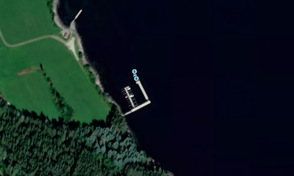 Satelite image of Nedstrand fjordmarina