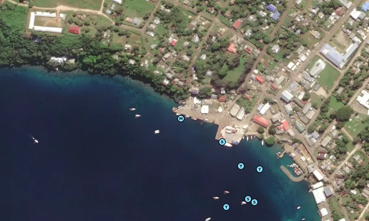 Satelite image of Neiafu - Vava'u