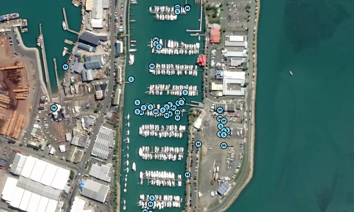 Satelite image of Nelson Marina