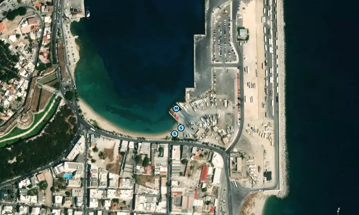 Satelite image of Nereus Boatyard
