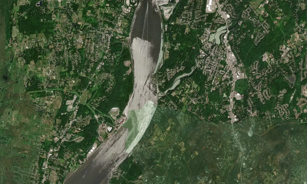 Flyfoto av New Hamburg