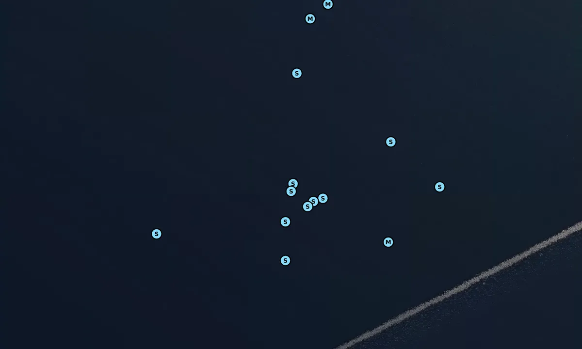 Satelite image of New Haven East Breakwater