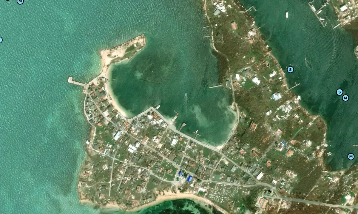 Satelite image of New Plymouth Public Dock
