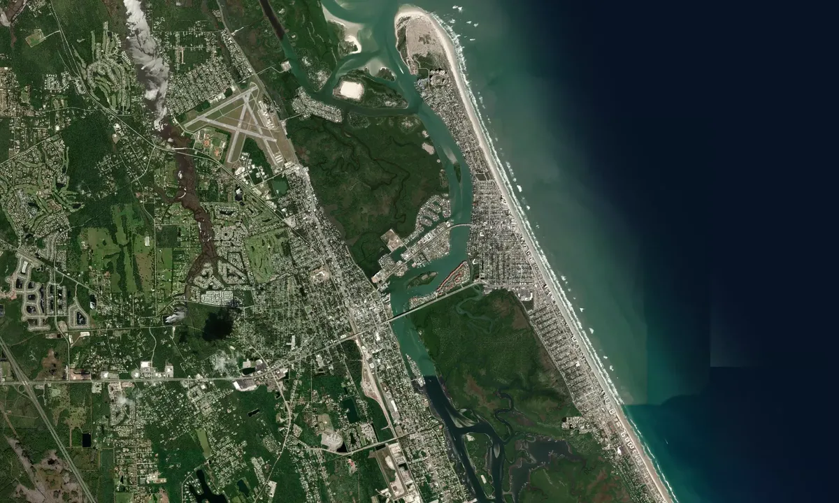 Flyfoto av New Smyrna Marina