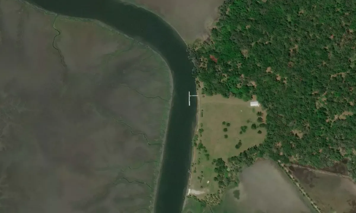 Satelite image of Newell Creek