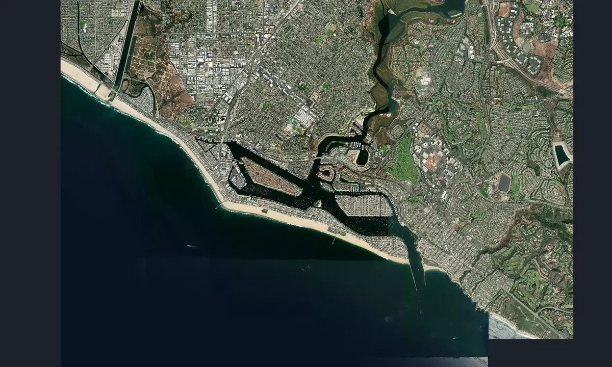 Flyfoto av Newport Beach