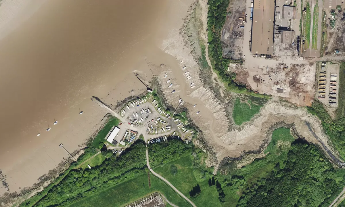 Satelite image of Newport Uskmouth Sailing Club