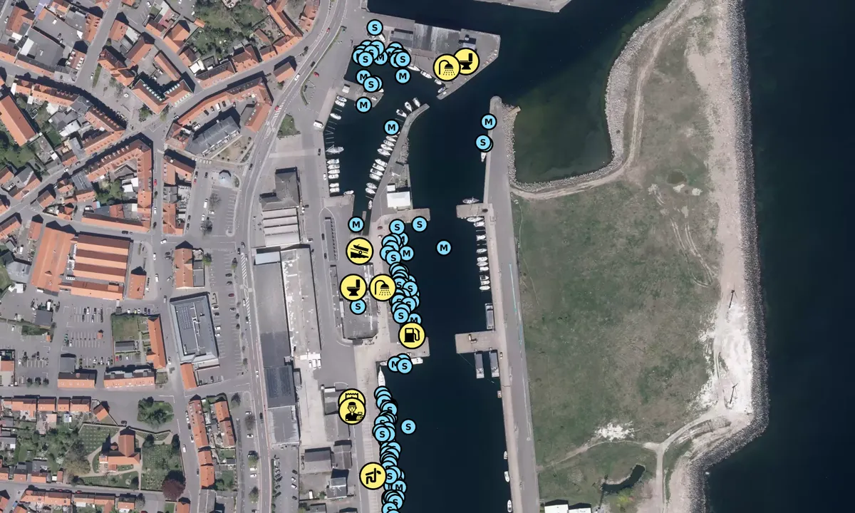 Satelite image of Nexø Havn A/S