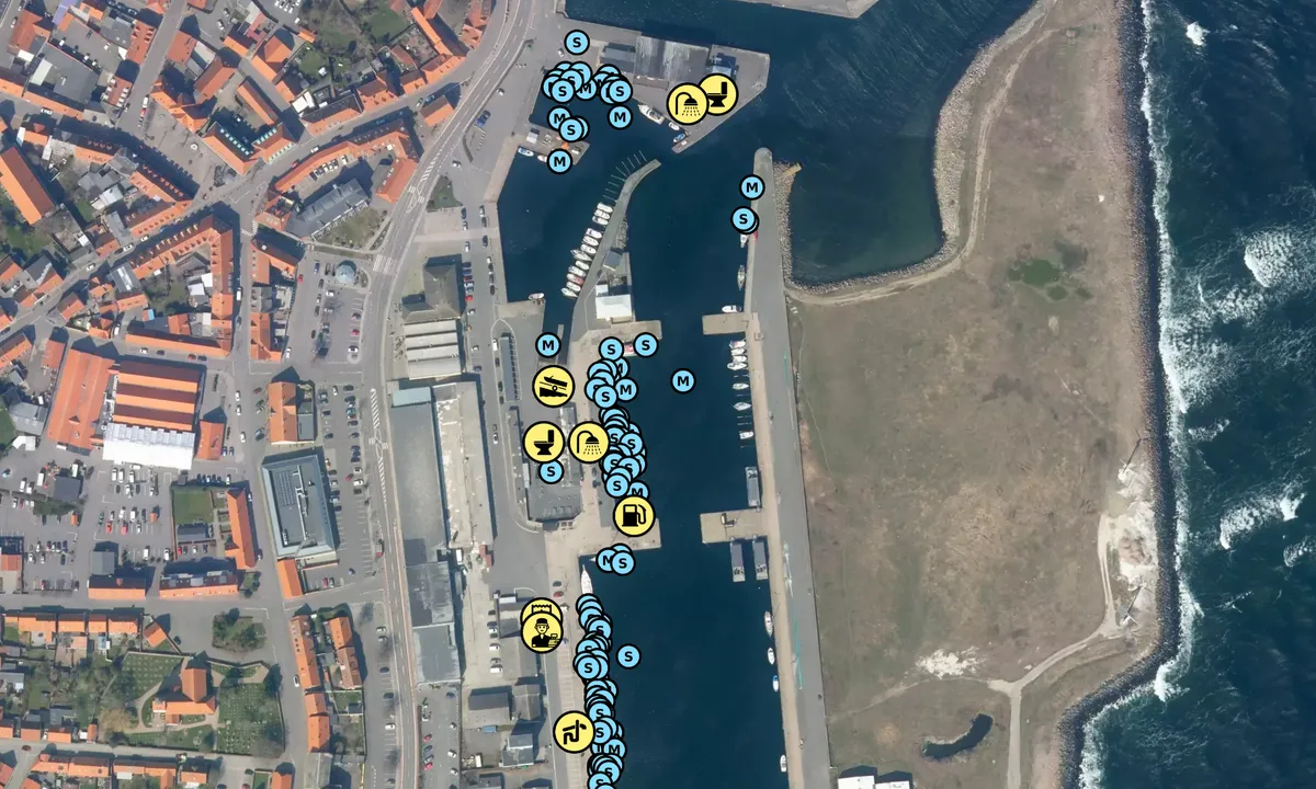 Satelite image of Nexø Havn A/S