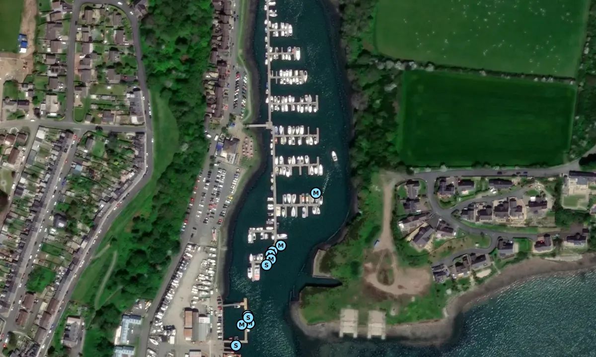 Satelite image of Neyland Yacht Haven - Brunel Quay