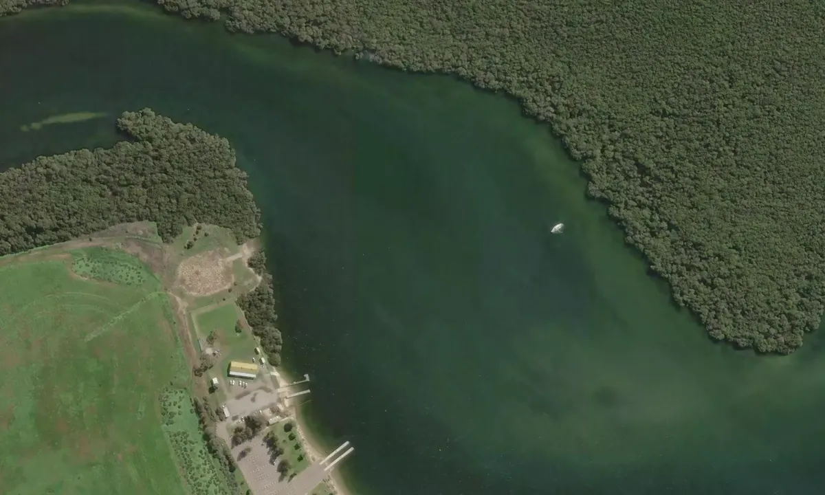 Satelite image of Nice Sheltered Day Anchorage