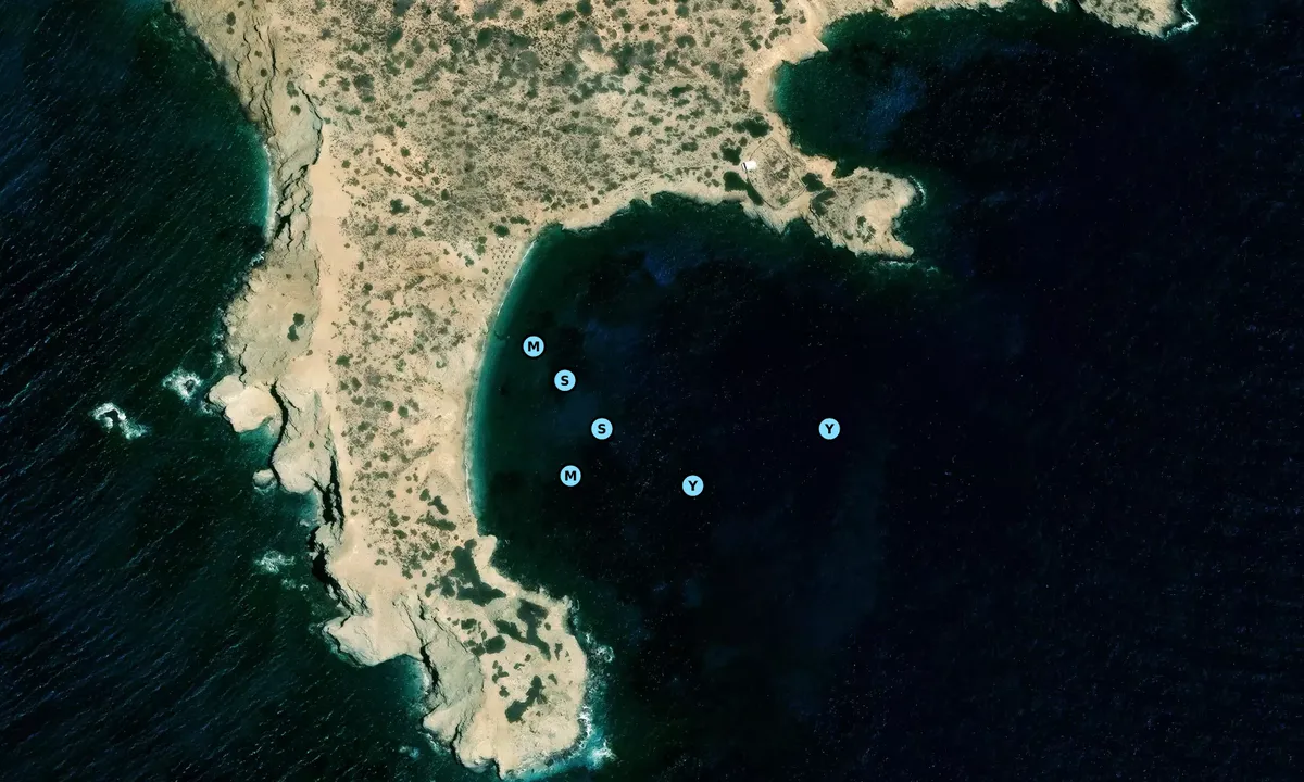 Satelite image of Nisida Gramvousa