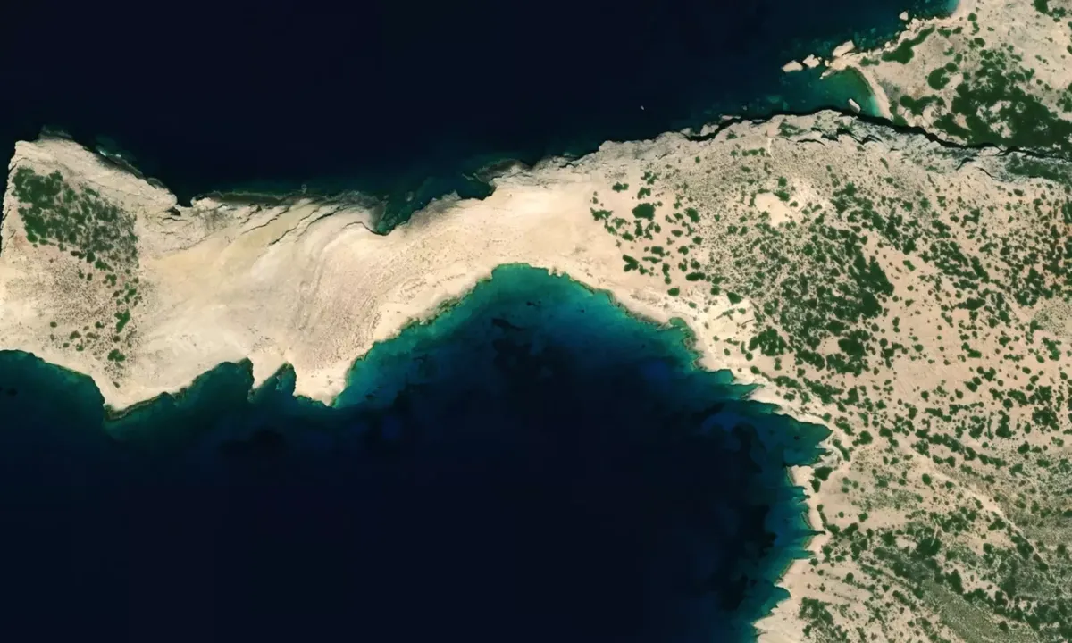 Flyfoto av Nisida Island