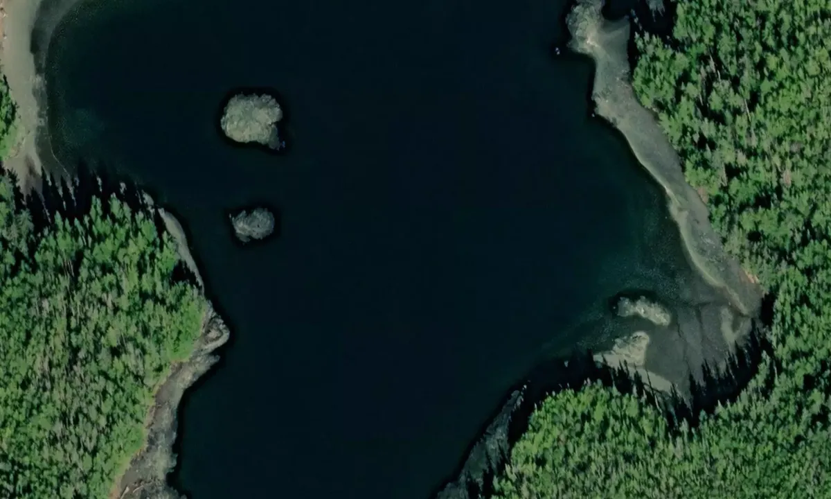 Satelite image of Nisquette Harbor