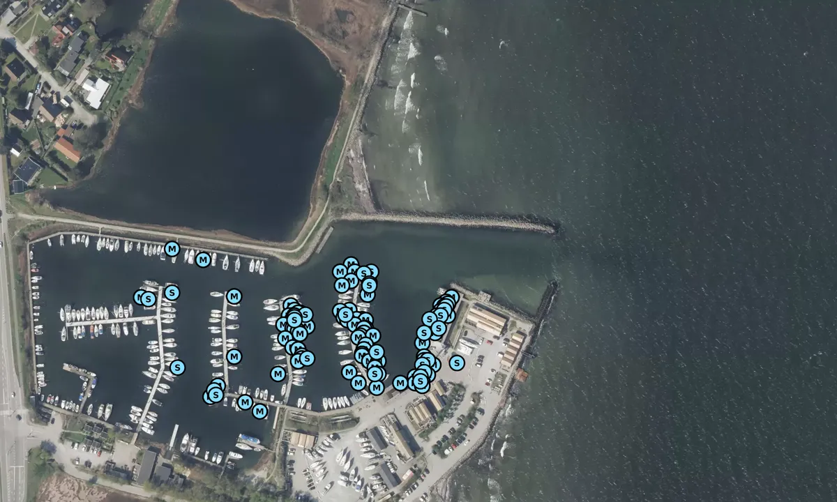 Satelite image of Nivå Havn