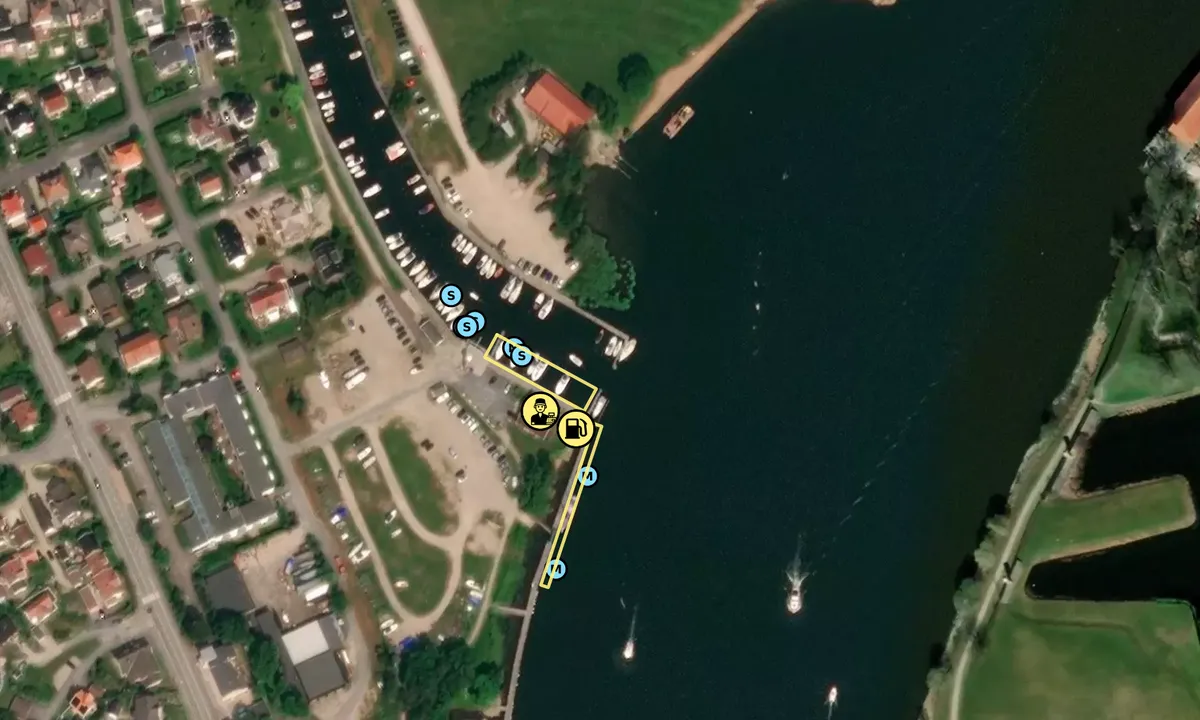 Satelite image of Nøkledypet - Kråkerøy Båtforening