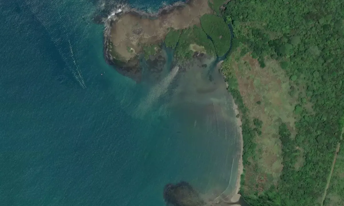 Satelite image of Nombre de Dios