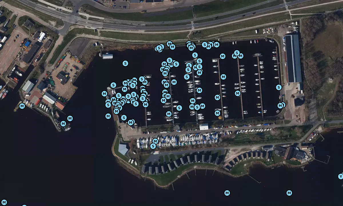Satelite image of Noordergat Marina