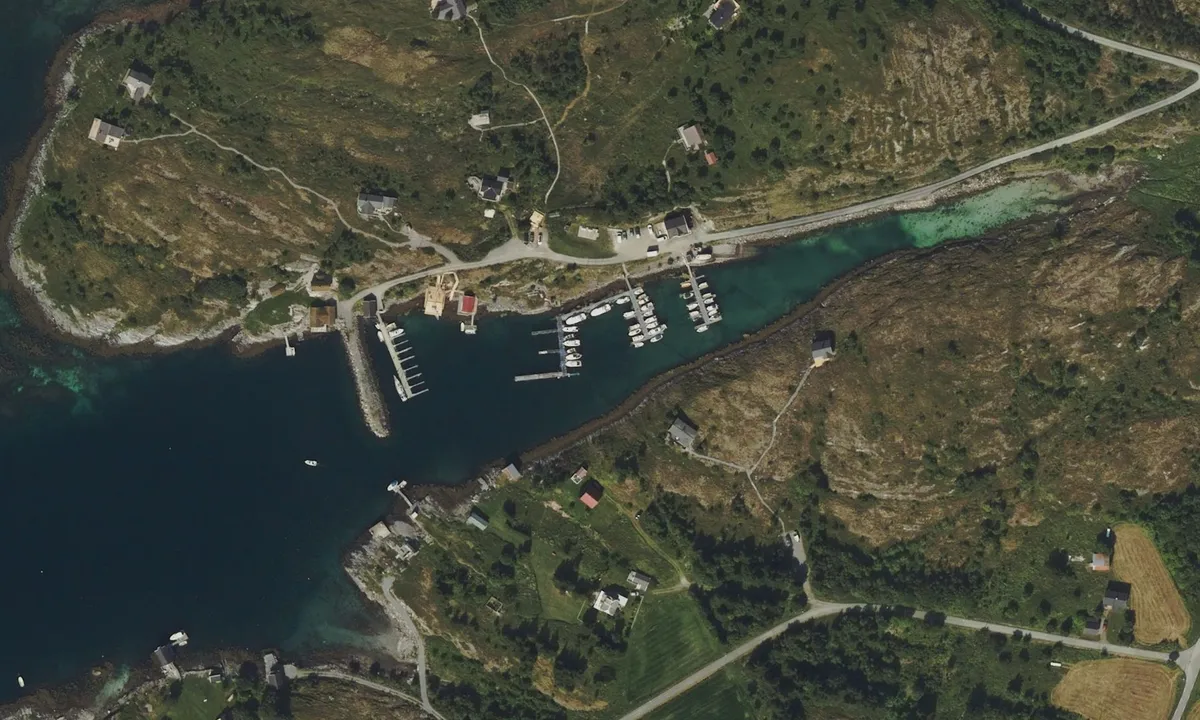Flyfoto av Nord-Dønna Båtforening - Sørøyvåg