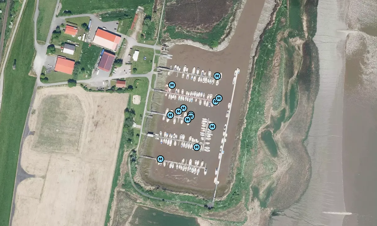 Satelite image of Nordenhamer Sportboothafen