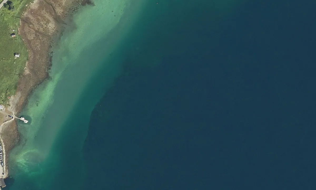 Flyfoto av Nordgårdsbukta