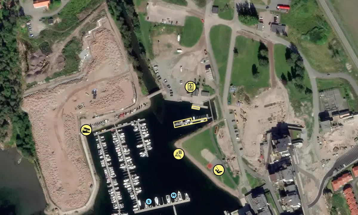 Satelite image of Nordre Jarlsberg Brygge